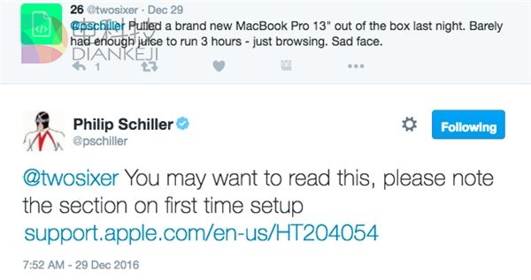 新MacBook Pro续航太坑 苹果高管回应