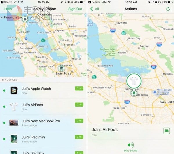 iOS 10.3新功能汇总：查找AirPods、APFS文件系统