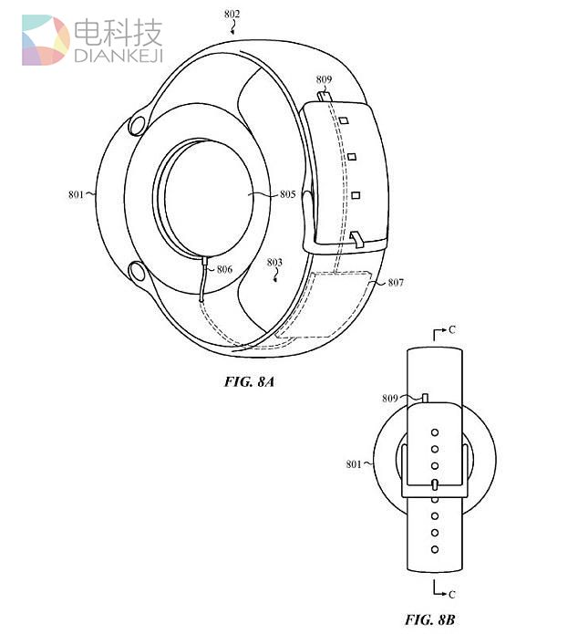 苹果逆天新专利 Apple Watch表带将成随身充电宝