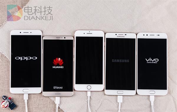 全球TOP5手机快充速度对比：最慢竟是&hellip;&hellip;
