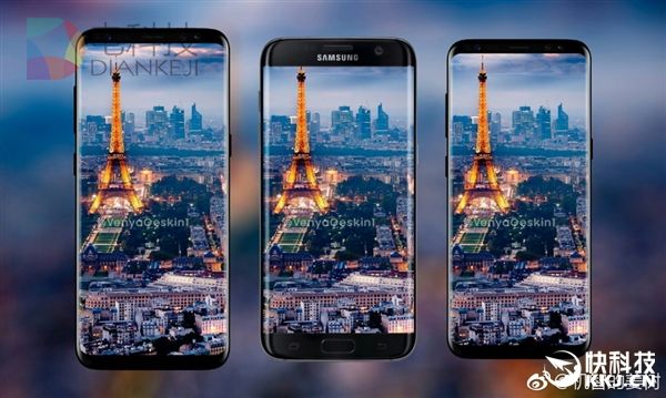Galaxy S8/iPhone 7/Galaxy S7e真机对比：差距好大