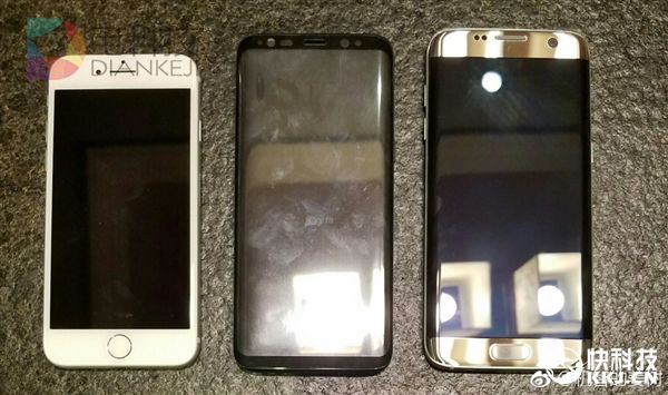 Galaxy S8/iPhone 7/Galaxy S7e真机对比：差距好大