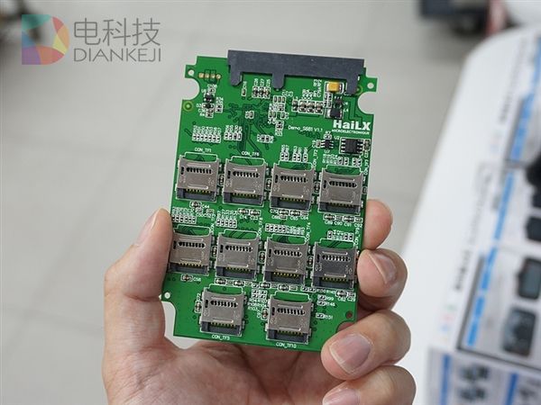 岛国再现黑科技：十张SD卡组成固态硬盘