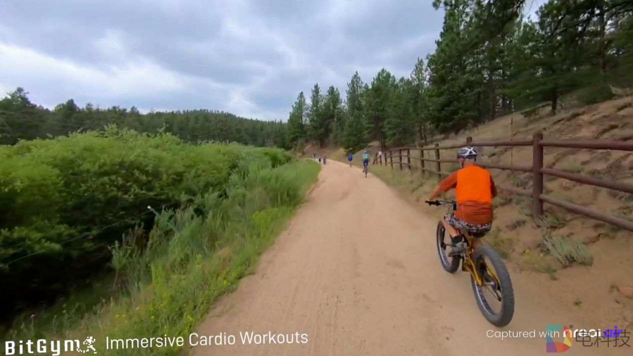 骑行Nreal Air AR眼镜