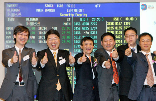 阿里市值重回2000亿美元