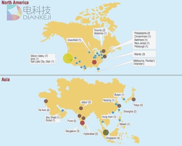 创新不再只属于是硅谷 29%创新中心坐落亚洲
