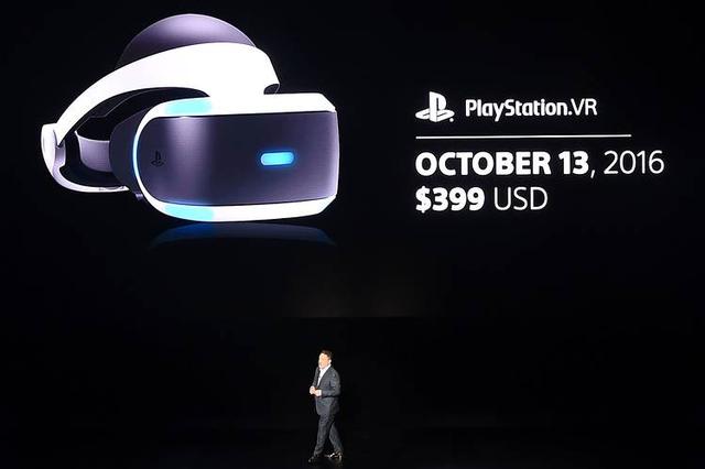 索尼PlayStation VR头盔将于10月13日上市 售价399美元
