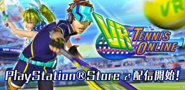 《VR网球Online》正式登陆PSVR平台