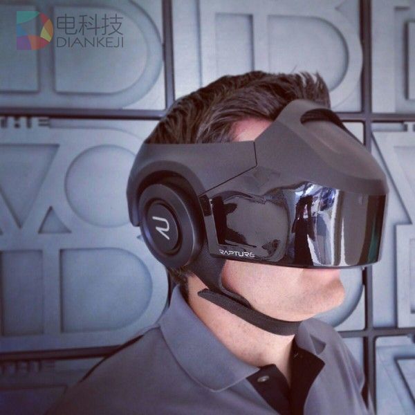 来看看The Void的炫酷VR头盔Rapture