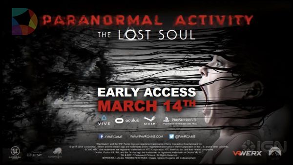 《鬼影实录VR》延期至3月14日发行