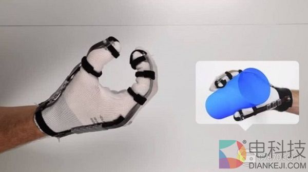 组件重量仅8g，这也许是至今最轻便的VR触感手套
