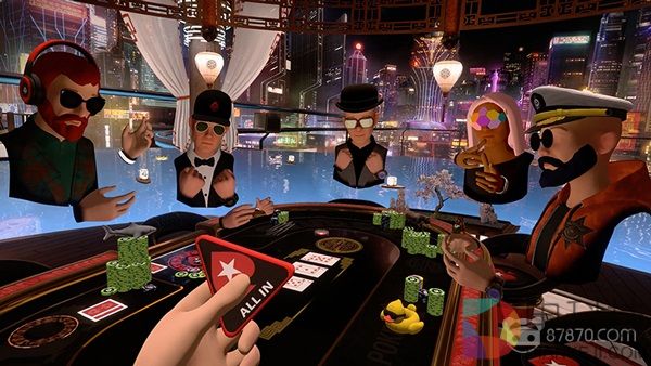 博彩网站扑克之星推出VR社交应用《PokerStars VR》