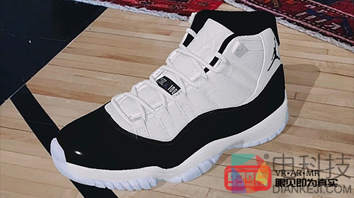 耐克新款球鞋Air Jordan 11 Concord推出AR体验