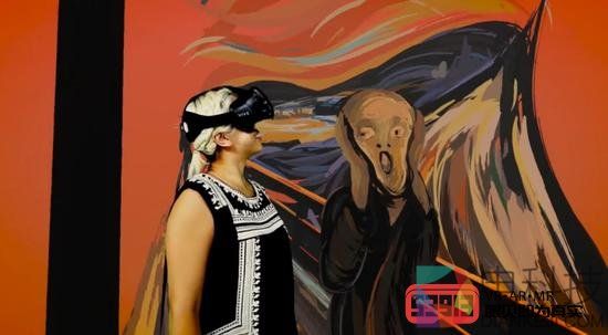 VR版画作《呐喊》以虚拟现实的视角欣赏艺术