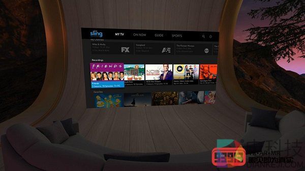 Oculus TV添加ESPN，Sling TV和FOX NOW应用