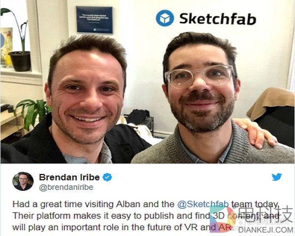 3D内容平台Sketchfab获前Oculus首席执行官投资