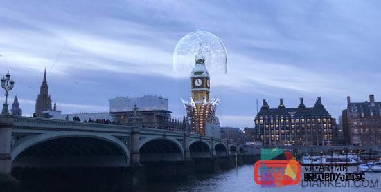 AR Snapchat镜头让伦敦大本钟钟声响起