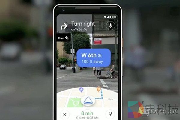 谷歌地图推送更新 AR导航更加智能