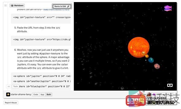 Glitch和Mozilla推出用于构建VR网站的WebVR入门套件