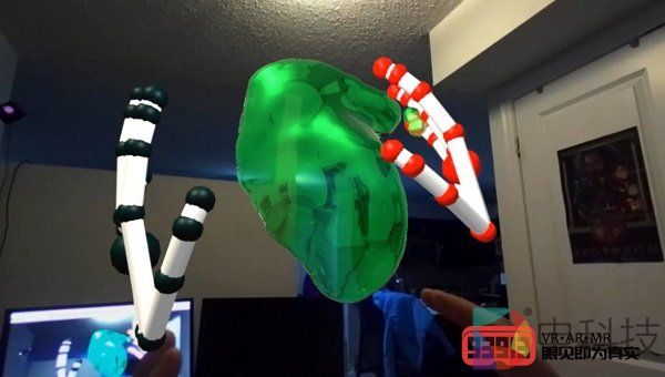 开发人员使用VR技术来构建模仿真实物理的AR体验