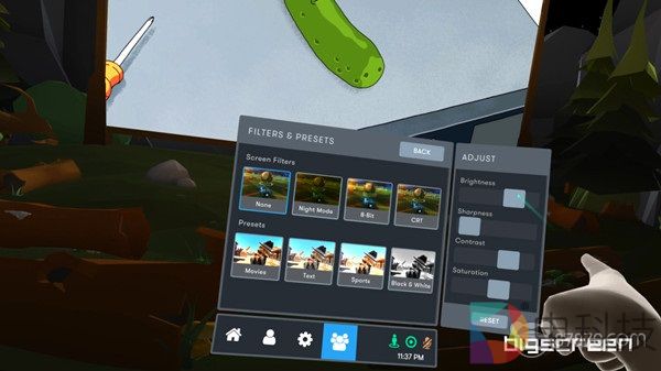 VR社交应用《BigScreen》发布新版本，新增防蓝光模式