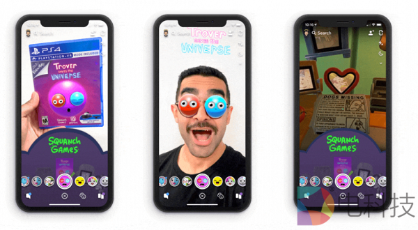 Snapchat加入《Trover拯救宇宙》AR滤镜