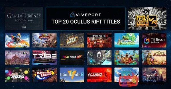 HTC为Rift、Rift S及Valve Index用户提供2个月免费Viveport Infinity服务