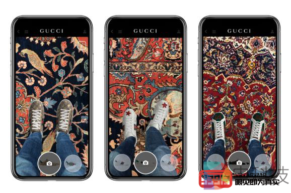 Gucci推出AR应用程序让客户虚拟“试穿”Ace运动鞋系列