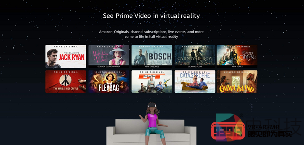 亚马逊发布Prime Video VR应用程序支持Oculus Quest和Oculus Go