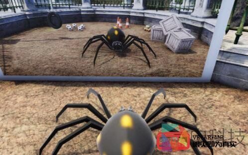 VR技术模拟现实 变身为大蜘蛛