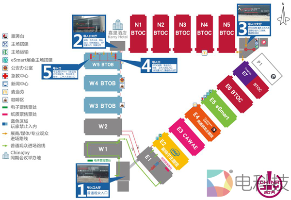2019ChinaJoy各展馆展位图正式公布！