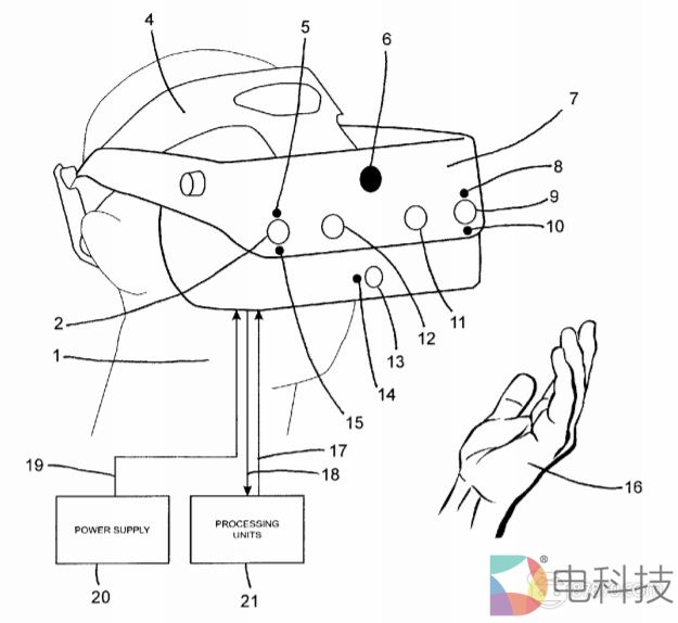 苹果申请了一份支持“内向外追踪”的VR头显专利