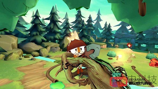 《Acron: Attack of the Squirrels》是最受欢迎的VR沙发派对游戏