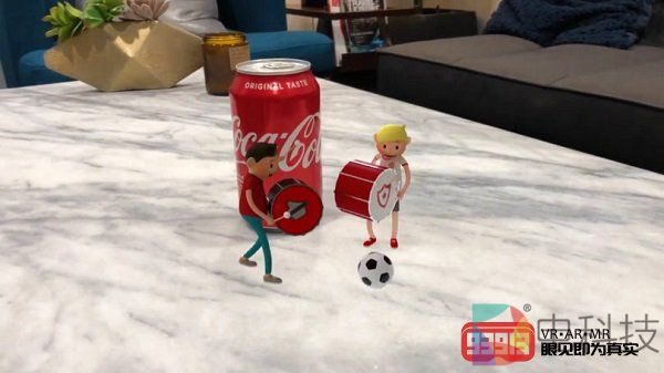 可口可乐公司正在采用AR技术进行营销