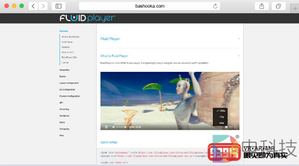 Fluid Player添加了VR和VPAID功能