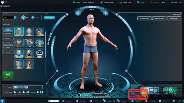 VR社交应用《Somnium Space》推出V2.0支持数字化身