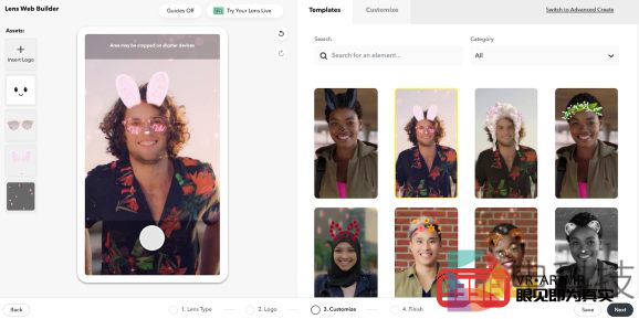 Snap正式发布AR内容制作工具Lens Web Builder
