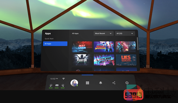 Facebook推出全新Oculus Quest用户界面