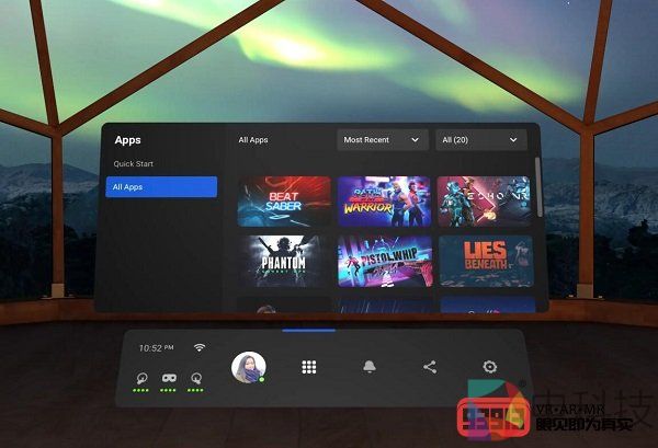 全新Oculus Quest用户界面添加语音命令功能