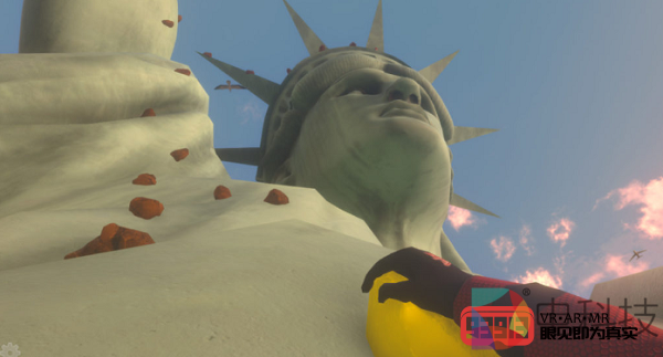 VR极限运动游戏《NYC Bungee》：让你在自由女神像顶端玩蹦极！