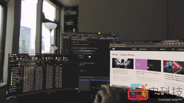 Facebook高管展示实验性MR工作区