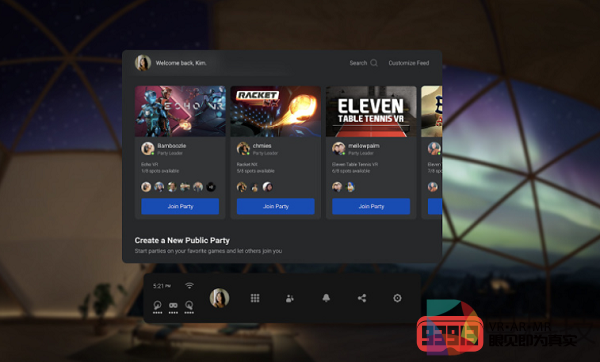 增强社交互动：Oculus平台发布全新功能
