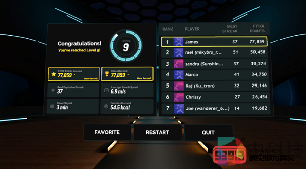 VR健身游戏《BoxVR》已正式更名为《FitXR》