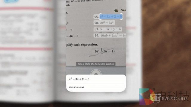 谷歌Lens新增AR滤镜“作业” 可帮助解决数学难题