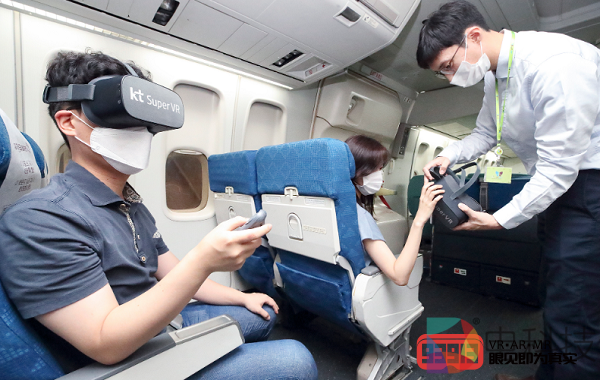 韩国运营商KT与Jin Air合作开发机载VR娱乐系统