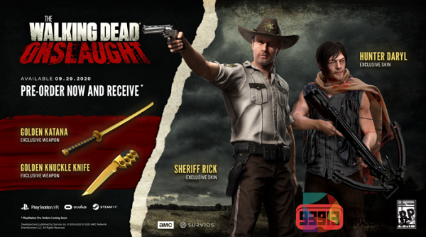 VR恐怖游戏《行尸走肉:猛攻》即将发布