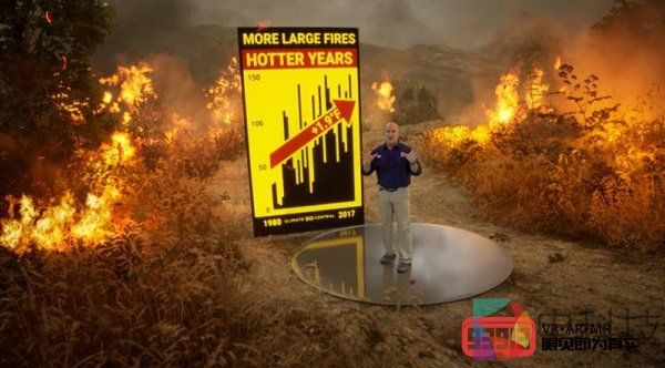 美国The Weather Channel采用MR技术剖析火龙卷灾害