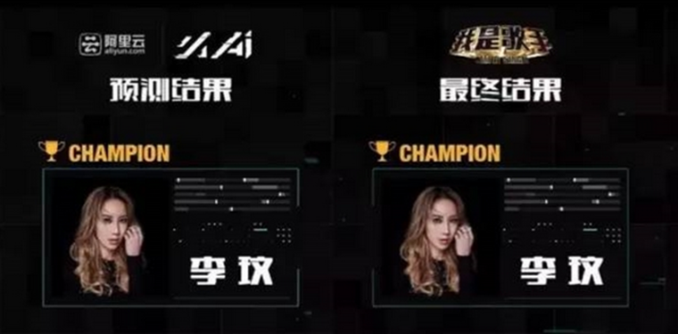 李玟夺《我是歌手》总冠军 赢得还有阿里云小Ai