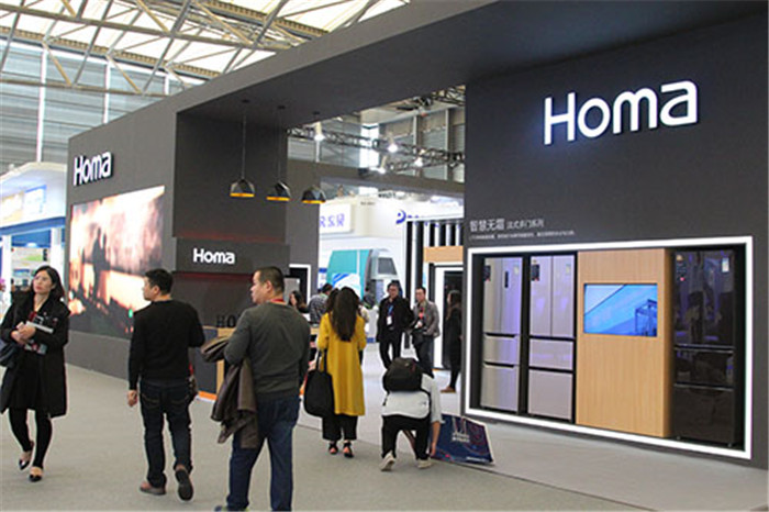 AWE2017奥马展示品牌魅力 多款产品采用先进技术