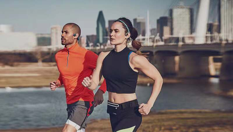 山水骨传导耳机，破除烦人的“听诊器”干扰，轻至30克运动无负担